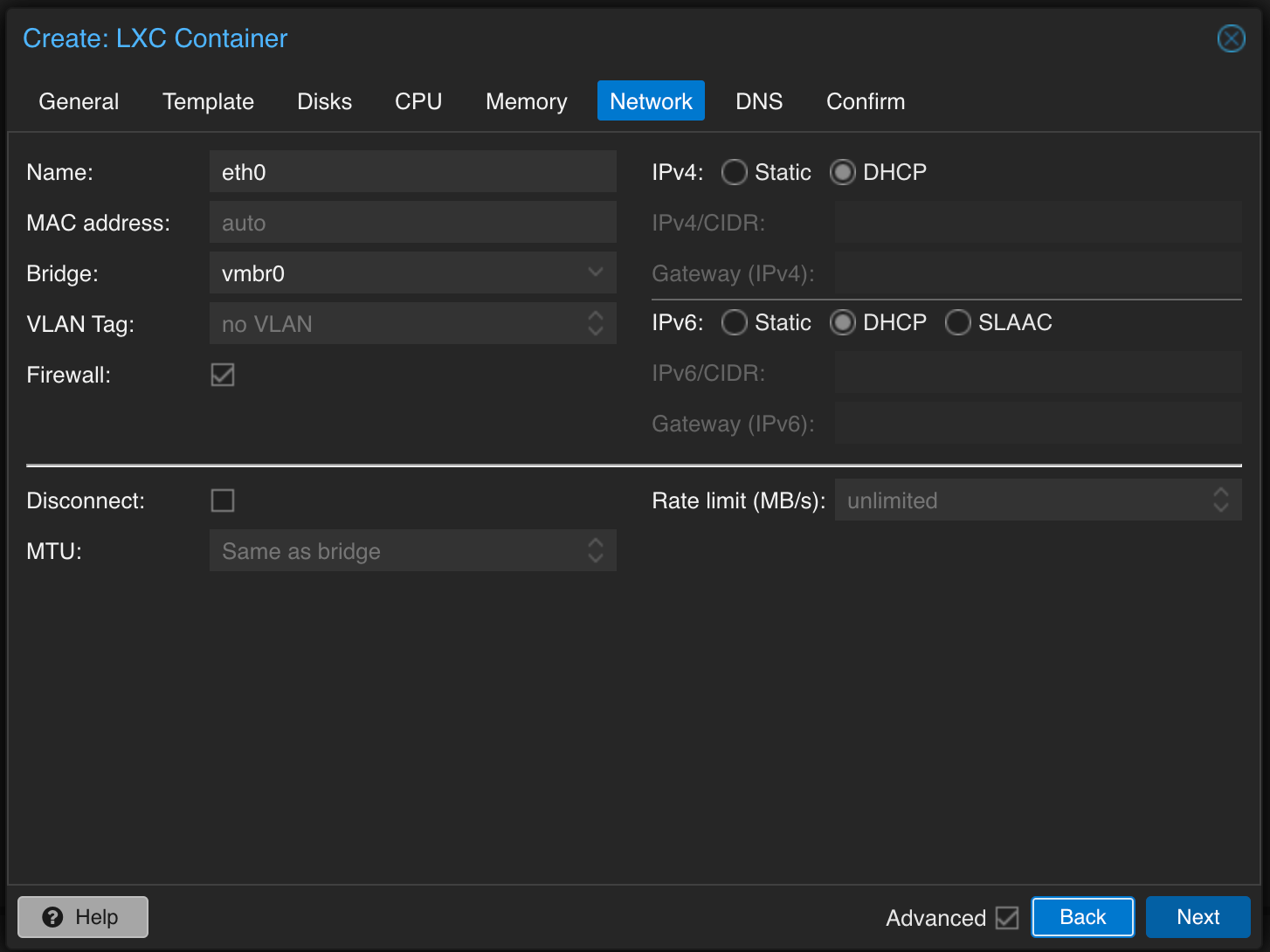 How to create Linux Containers in Proxmox