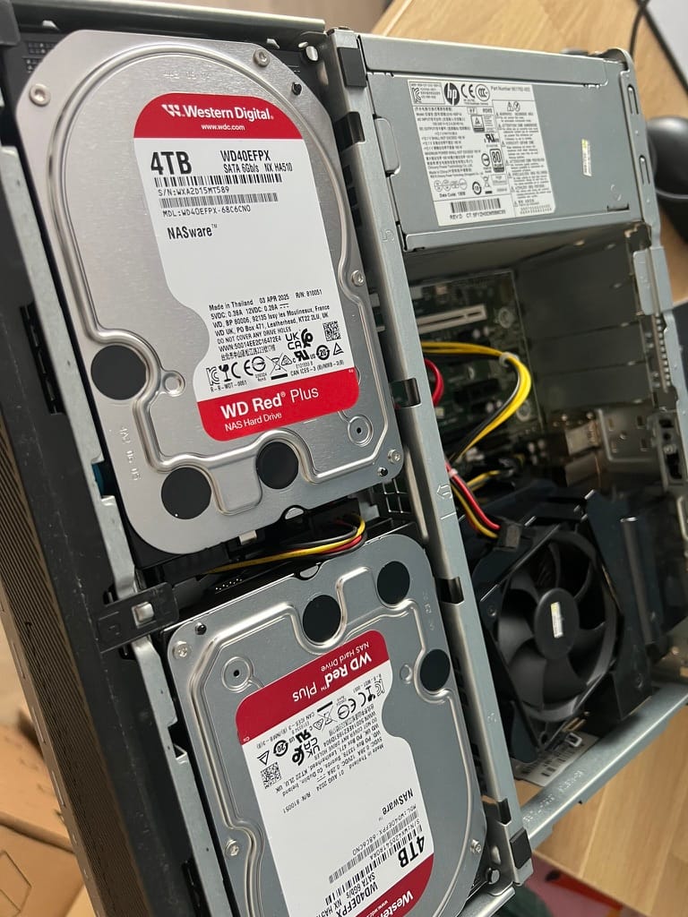 DIY NAS Setup with OpenMediaVault on Old Hardware