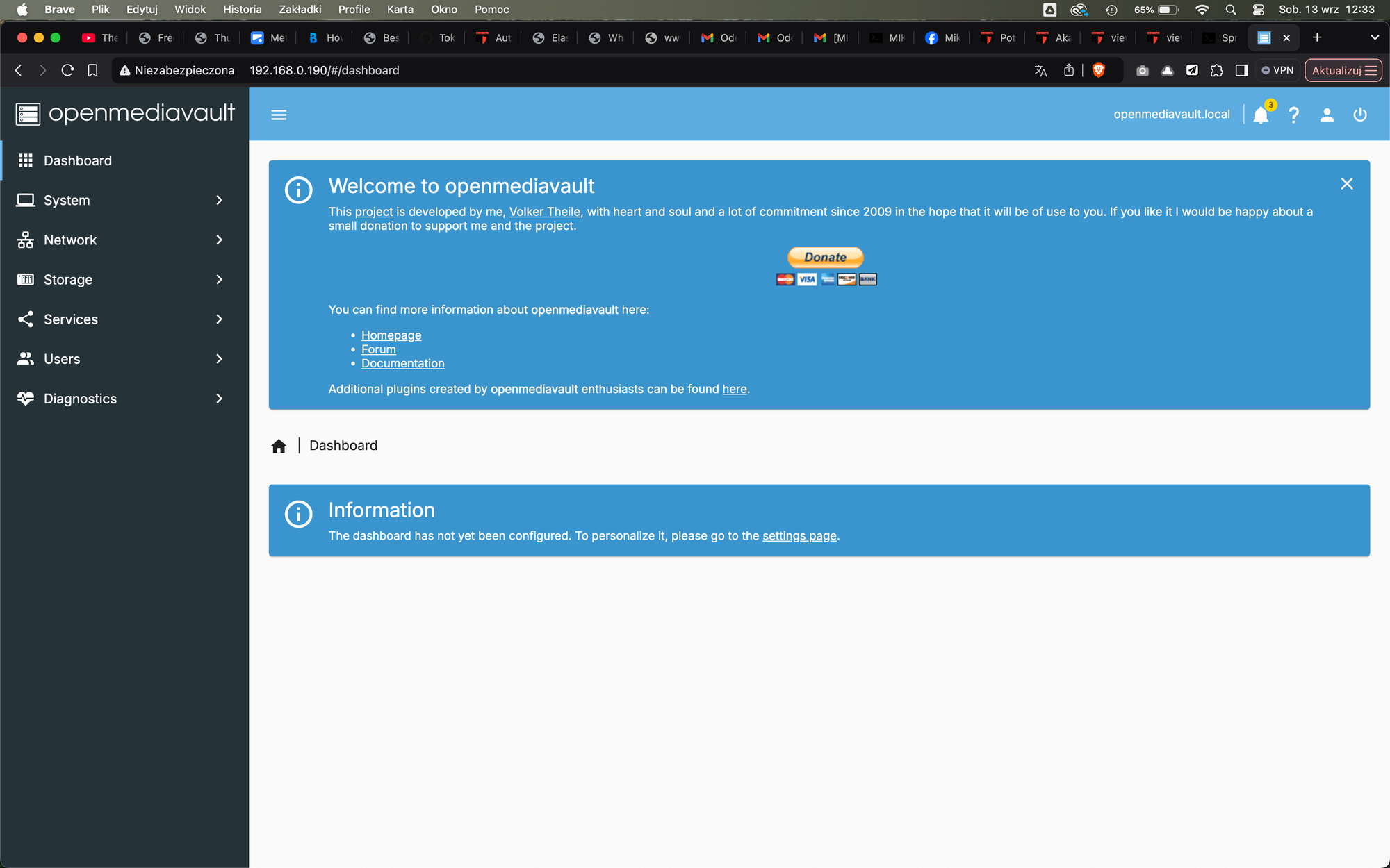 DIY NAS Setup with OpenMediaVault on Old Hardware