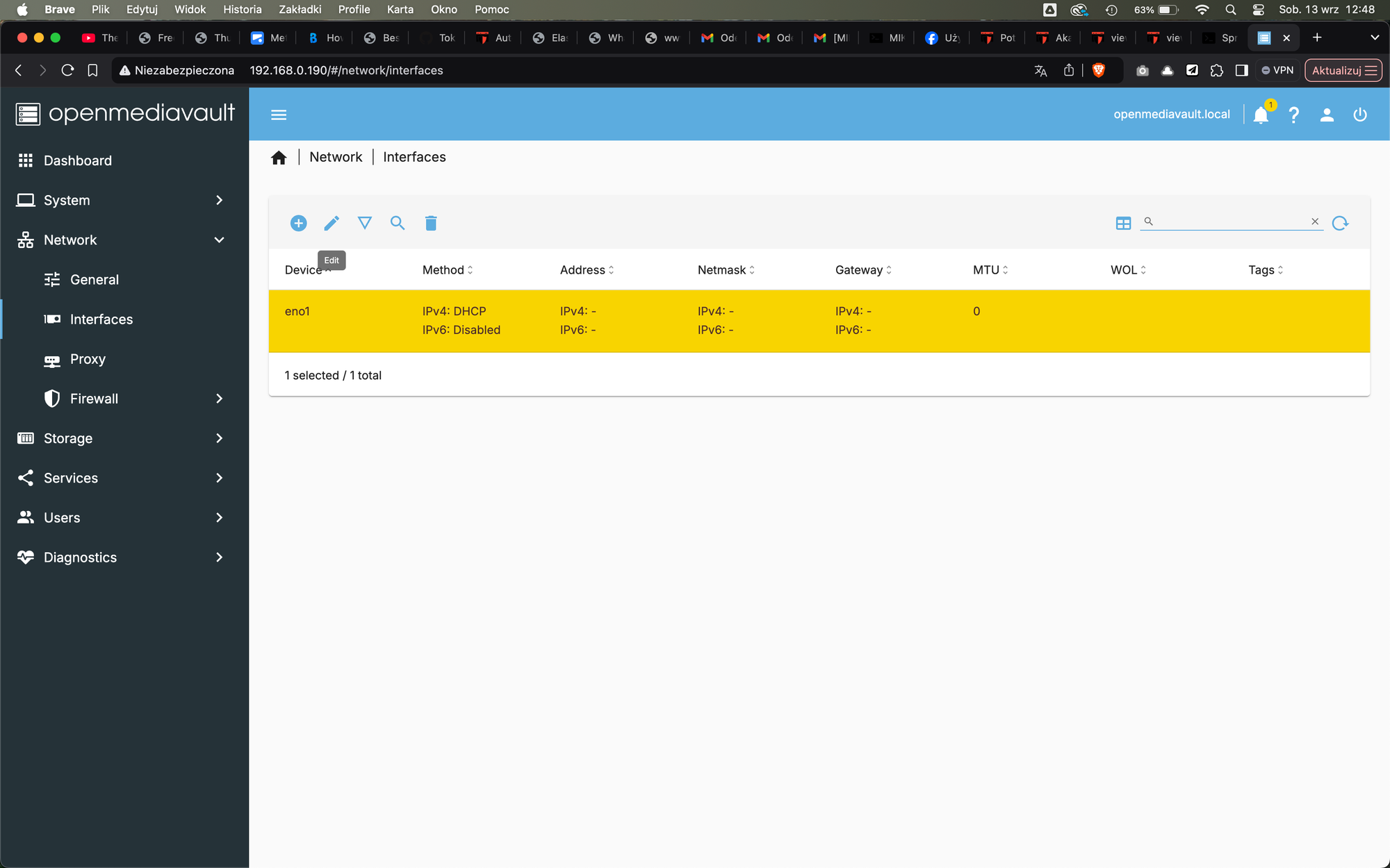 DIY NAS Setup with OpenMediaVault on Old Hardware
