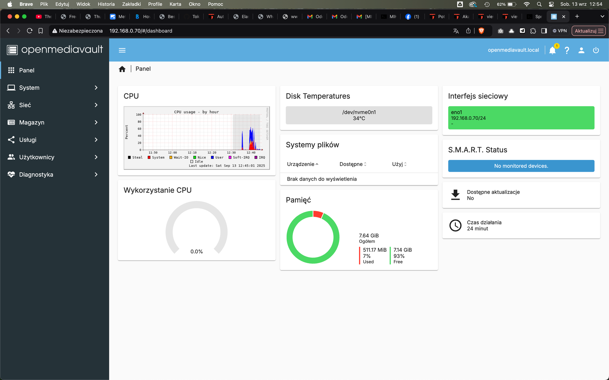 DIY NAS Setup with OpenMediaVault on Old Hardware