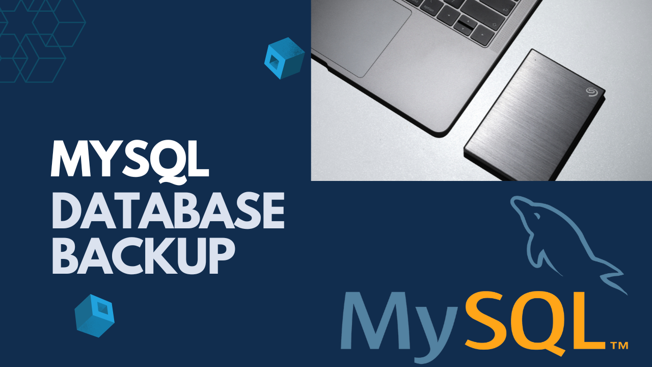 How to backup MySQL database