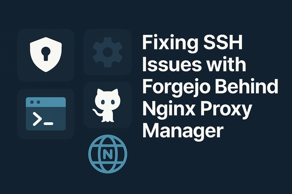 Setting Up Git Over SSH with Forgejo in a Homelab