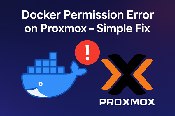 How to Fix Docker “Permission Denied” Error on Proxmox After System Update